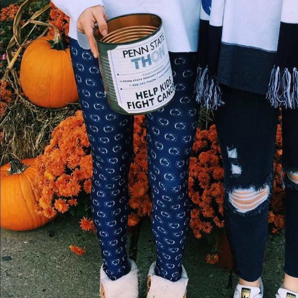PENN STATE TAILGATE LEGGINGS / ATHLETIC MATERIAL💙